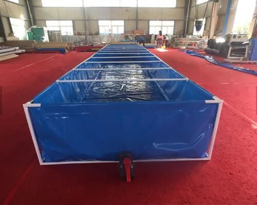 Balık Yetiştiriciliği PVC Katlanır Kullanışlı Balık Göleti Dayanıklı Su Ürünleri Balık Tankı Tente Balık Yetiştiriciliği