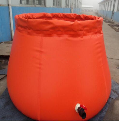Yangın Kurtarma için 3000L Kapasiteli Katlanabilir Soğan Şekli Plastik Su Depolama Tankı