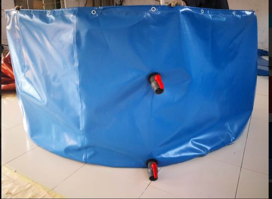 Yuvarlak Şekil Katlanabilir PVC Kaplı Balık Göleti Tank Malzemesi Tente Örtüsü Katlanabilir Balık Tankı