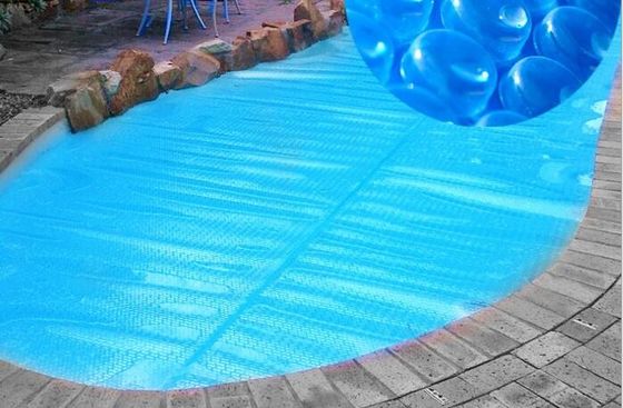 500um Mavi Yüzme Havuzu Güneş Örtüsü Yer Üstü Özel Güneş Havuzu Örtüsü İçin Isıtma Battaniyesi