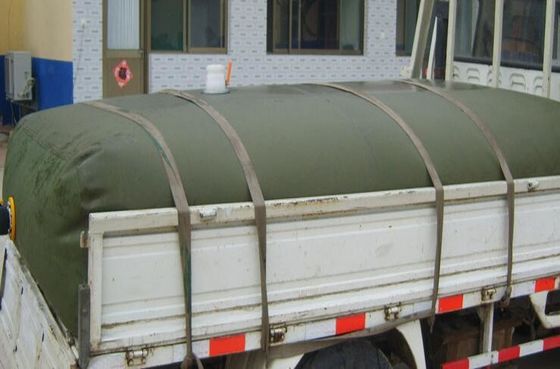10000L Dizel Mesane Yakıt Tankı Esnek Askeri Ham Petrol Depolama Tankı Sıvı Muhafaza Yakıt Mesane
