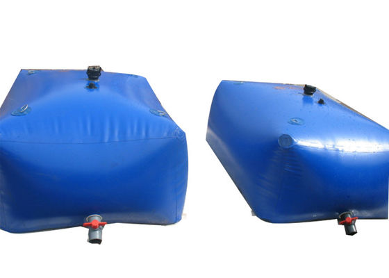 SGS 6000L 0.7mm PVC Tente Esnek Su Mesane Tankları Depolamak İçin Kullanılan Su Tutma Tankı