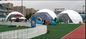 20M PVC Jeodezik Kubbe Güçlü Yapı Çelik Parti Çadırı Şeffaf Düğün Çadırı