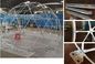 Çap 6M Yarım Küre Jeodezik Kubbe Çadır PVC Kumaş Kapak Kubbe Parti Çadırları
