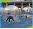 TPU / PVC Yürüyüş İnsan Hamster Topu Şişme Akan Su Kabarcık Silindiri Sıçrama Evi Eğlence Parkı