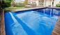 UV Koruma PE Kabarcık Suya Dayanıklı Yüzme Havuzu Dikdörtgen Havuz İçin Güneş Kapağı