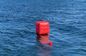 Askeri Şişme Yüzme Şamandıraları Topçu Uygulaması Kare Şekilli Kırmızı Renk
