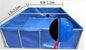 Kalınlık 1.0mm 100000L PVC Katlanabilir Tente Balık Tankı Balık Göleti Plastik Tank Diy Balık Göleti