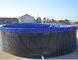 16m Diametresi 301.440 Litre Katlanabilir Yuvarlak Balık Havuzu PVC Tarpaulin Açık Balık Tankı
