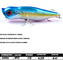 9.20cm 17g Lazer Biyonik Balık Tutma Yemi 3 Plastik Lures Deniz Balıkçılığı