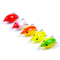 5 Renk 5.50CM/12.20g Kurbağa Cazibesi Kefal Yılanbaşı Balık Yumuşak Yem Balıkçılık Cazibesi