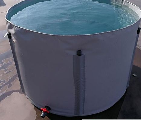 3500L Metal Çerçeve Katlanabilir ve Hareketli PVC Tente Balık Tankı Balık Göleti Plastik Tank