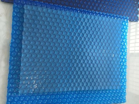 400 Mikron Dış Mekan Anti-UV Isı Koruma PE Kabarcık Yüzme Havuzu Güneş Kapağı