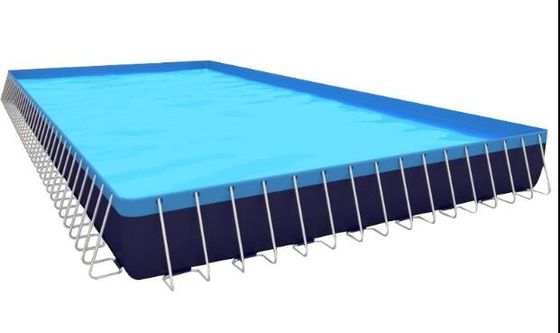 Metal Çerçeve Ev Kullanımı Kapalı Yüzme Havuzu ile Dayanıklı Hafif PVC Şişme Yüzme Havuzu