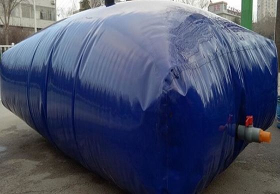Yırtılmaya Dayanıklı Yastık 0.7mm PVC Tente Su Deposu Mesane Tankı Büyük Plastik Su Depoları