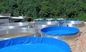 6.5M(D)*1.5M(H), 50.000 litre Galvanizli Sac Akvaryumlar Tente Balık Tankı ile Balık Göleti