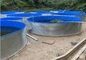 10M (D)*1.20M (H) Galvanizli Sac Akvaryumlu Polietilen Balık Göleti Tente Balık Tankı