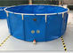 PVC Kaplı Özel Tente Balık Tankı, 3200L Soğuk Dirençli Balık Tankı Katlanabilir Balık Tankı