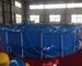 500 Kübik Balık Göleti Plastik Tank, Katlanır Çerçeveli Dış Özel Renkler Katlanabilir Balık Tankı