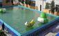 SGS 10M * 10M PVC Yüzme Havuzu, Yaz Şişme Yüzme Havuzu için Metal Çerçeve Yüzme Havuzu