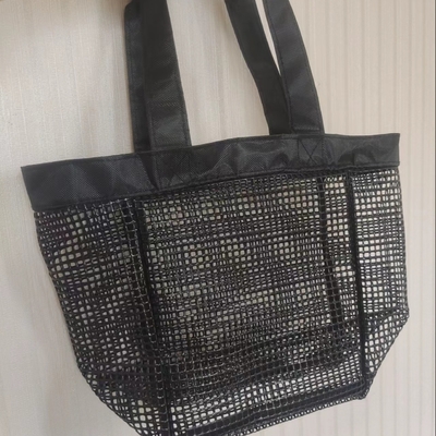 OEM Servisi Plaj Dış Sporları veya Alışveriş için PVC Mesh Depolama Çantası