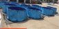 Mavi Balık Göleti Astarı ile Yanmaz 4000L Tente Balık Tankı Çevresel PVC Katlanabilir Balık Tankı