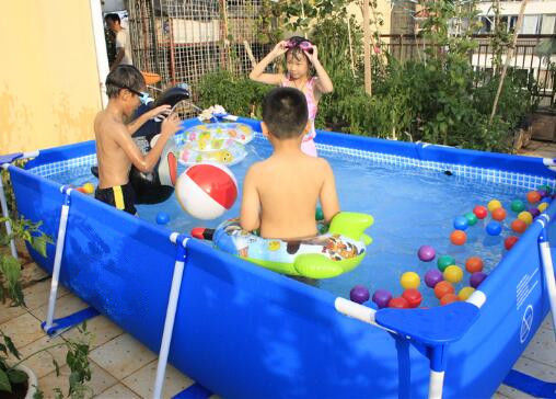 Aile kullanımı için alev gerileyici PVC yüzme havuzu