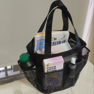 Solunumlu PVC Mesh Plaj Çantası Dış Aktiviteleri İçin Spor Çantası Özel LOGO