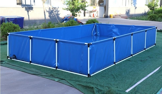 Özel Su Tüketimi için Özel Yapılmış Katlanabilir Tarpaulin Balık Tankı