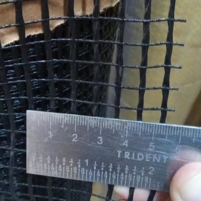 Endüstriyel Kalite PVC Kaplı Poliester Ağı Geogrid Demiryolu veya Yumuşak Toprak Temelli