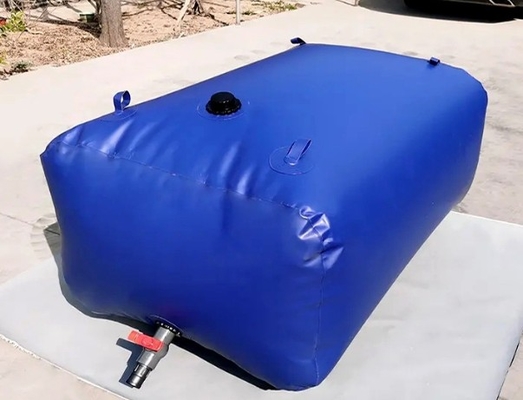 Kuraklığa dayanıklı ve yangın söndürme acil su depolama çantası için taşınabilir PVC su tankları