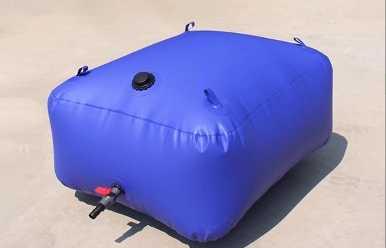 Kuraklığa dayanıklı ve yangın söndürme acil su depolama çantası için taşınabilir PVC su tankları