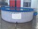 30000 L PVC Tente Balık Tankı Balık Yetiştiriciliği için Güçlü Paslanmaz Çelik Tel Balık Göleti