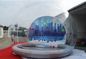PVC Şeffaf Dev Şişme Gösteri Topu, Noel Promosyonu İçin Şişme Kar Küresi