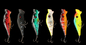 6 Renk 8.50CM/11g Levrek, Yayın Balığı Plastik Sert Yem Döküm Trolling Yüzer Popper Balıkçılık Cazibesi