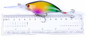 6 Renk 11CM / 18g 4 # Kanca 3D Gözler Lazer Yemi 0.30m-1.5M Yüzer Krank Balıkçılık Cazibesi