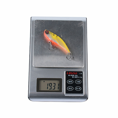 Çok daha uzun çekim VIB Balık avı yem 6 Renk 6.90CM/19.30g 8# Kanca