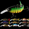 10 Renk 12CM/23g 3D Gözler Plastik Yem Batık Minnow Yedi Çok Eklemli Balıkçılık Cazibesi