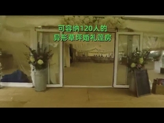 Dışarıdaki PVC Tarpulin Düğün Çadırı